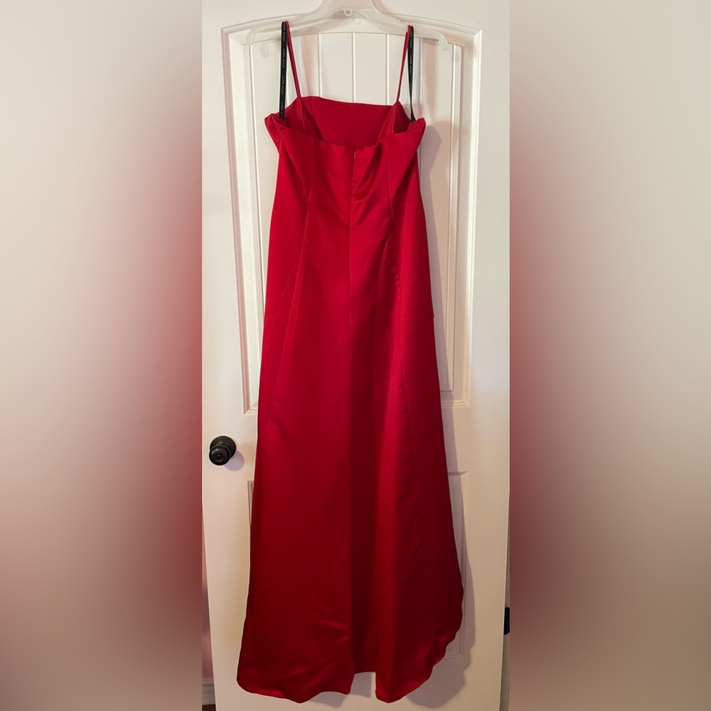 Alfred Angelo satin bridesmaid gown, size 14 - Picture 2 of 2